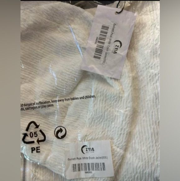 BNWT Zyia Gannet Peak White Crush Jacket XXL - Picture 6 of 6